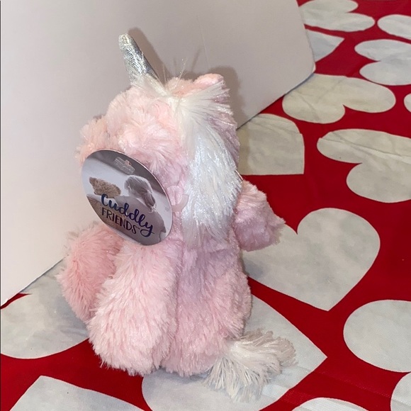 NEW! 2- Cuddly Friends Pink Unicorn Stuffed Animal - Picture 6 of 9